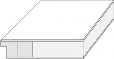 ASTRA EHF Tür Weißlack CPL
