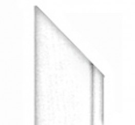 ASTRA Zierbekleidungslängsteil Smart²Kante RAL 9016