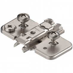 Blum Clip Kreuzmontageplatte Distanz 0 mm onyxschwarz 