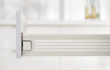 Korpusschinen|Zargen-Set weiß Steckversion M