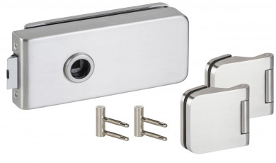 Hermat Glastürbeschlagsatz Olbia Serie 6180 OL Rechteck ER