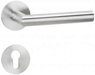 Hermat Flachrosettengarnitur 1802 Edelstahl