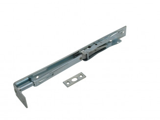 Strenger Klappkantriegel 204 / 400x30 mm Hub 17 gelb verz.