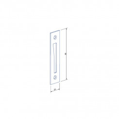 GSG Schließblech 22x90 mm käntig 