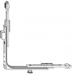 Winkhaus Eckumlenkung E1.SBS.U.F. unten für GASM klemmbar