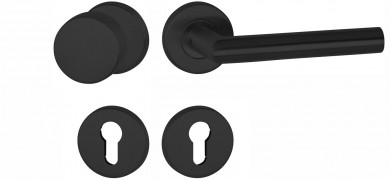 Basic Rosettenwechselgrt. 1802 PZ Gehrung Rechts Schwarz