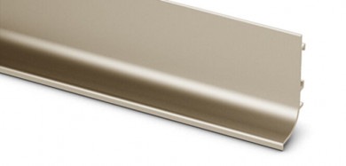 Möbelgriff Canis L-Profil Edelstahl Optik 