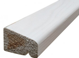 Wassernase Kiefer weiß grundiert