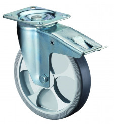 BS Lenkrolle mit Feststeller Ø100 mm 