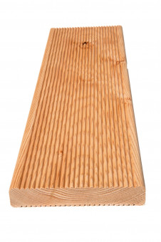 Terrassendielen südtiroler Gebirgslärche beids. fein geriffelt - Terrassenholz südtiroler Gebirgslärche beids. fein geriffelt