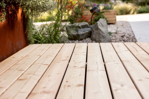 Terrassendielen südtiroler Gebirgslärche glatt - Terrassenholz südtiroler Gebirgslärche glatt
