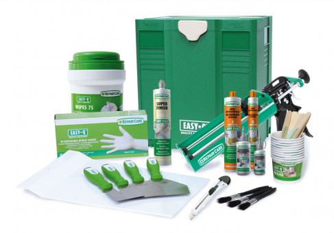 Repair Care Starter Box 5 - Repair Care Starter Box 5,
komplette Starterausrüstung im praktischem Systainer,
Inhalt: DryFlex 4, DryFix UNI klein, DryFlex SF, Easy-Q Hochleistungs-Dosierpistole, Easy-Q Modellierspachtel Set Metall (4 Stück), Easy-Q Nitril Einmalhandschuhe, Easy-Q W