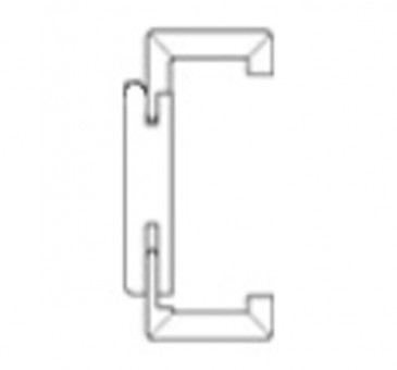 Durchgangsfutter Weißlack (Lack) - Höhe 1985 mm und Höhe 2110 mm
