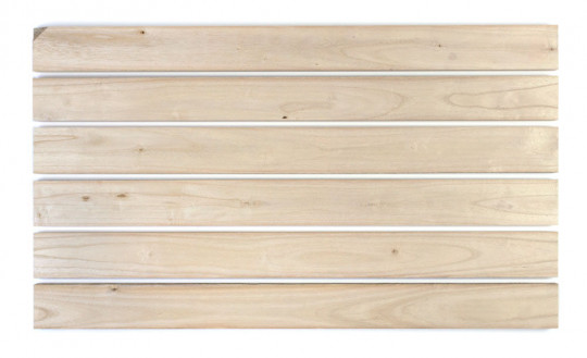 Schnittholz Kiri Stammware Qualität 2 - Schnittholz Kiri Stammware Fallende Breiten > 80 mm, 
Qualität 2, beidseitig besäumt, sägerau, dezente 
Merkmale, Äste bis 20 mm