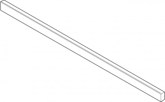 Blum Legrabox Querreling seidenweiß, bis KB=1200 mm - Blum Legrabox Querreling seidenweiß, bis KB=1200 mm,  Länge=1080 mm, zum Ablängen , ZR7.1080U