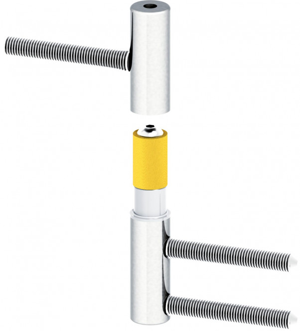 Aptus Türband 2teilig H215NI vernickelt Holzzarge ZEG Zentraleinkauf Holz