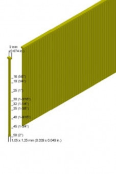 Prebena Nägel / Brads J 19 CNKHA - PREBENA Brads J19CNKHA
10.000 Stück verzinkt geharzt
J19CNKHA | 2