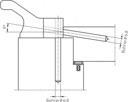 Bohrlehren - <p>Simonswerk Bohrlehre für Baka-Bänder</p>
 | 2