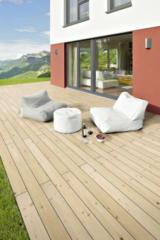 Terrassendielen kanadische Lärche Kombiprofil - Terrassenholz kanadische Lärche Kombiprofil | 4