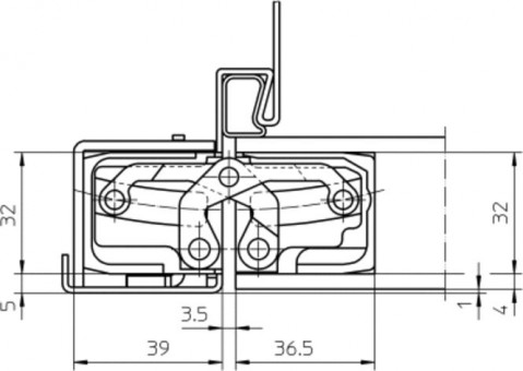Simonswerk Objektbänder Tectus TE540 3D - <p>Komplett verdeckt liegende Objektbänder für ungefälzte Türen</p>
 | 5