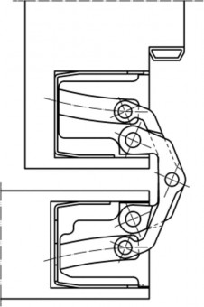 Simonswerk Objektbänder Tectus TE540 3D - <p>Komplett verdeckt liegende Objektbänder für ungefälzte Türen</p>
 | 7