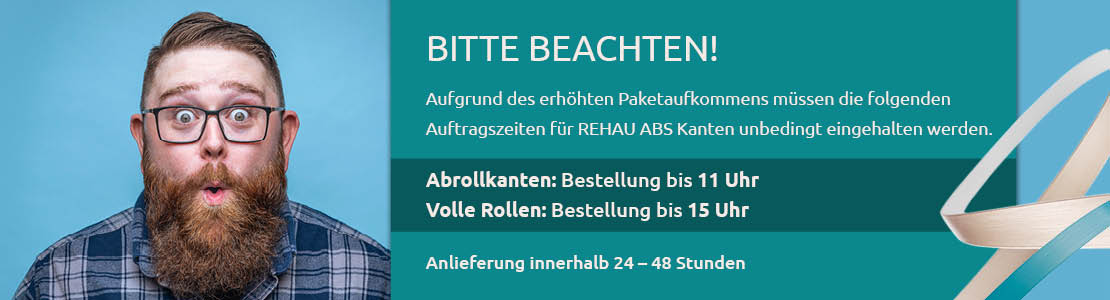 Kanten Auftragszeiten