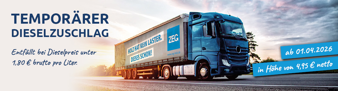 Temporärer Dieselzuschlag